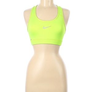 Nike Neon green dri-fit sports bra size S